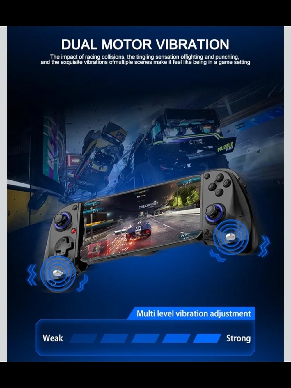 Bluetooth Mobile Game Controller for Nintendo Switch 2 & iOS & Android & Tablets - Picture 5 of 9